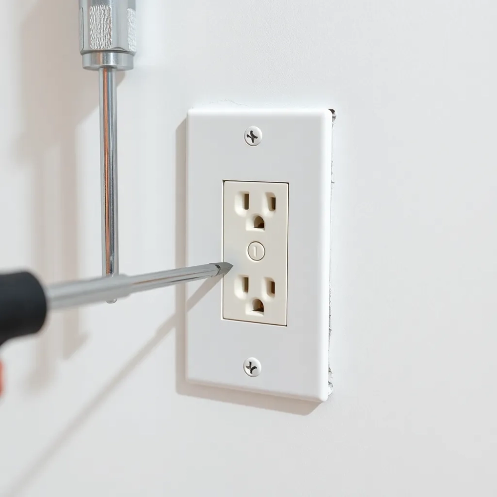 Biały montaż gniazdka cena