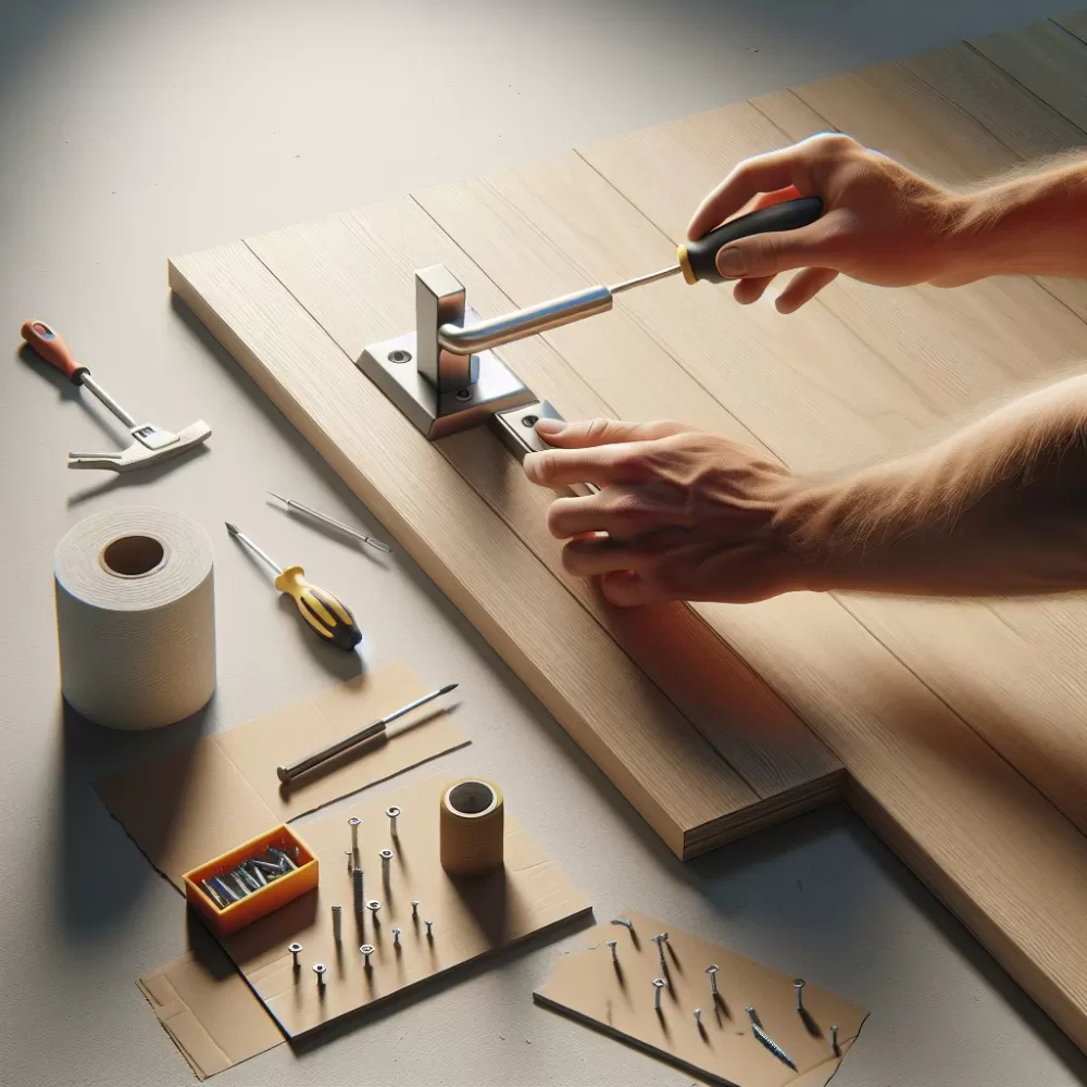 jak zamontować klamkę do drzwi