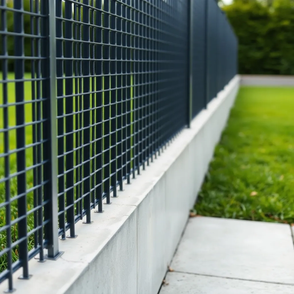 Koszt montażu ogrodzenia panelowego z podmurówką