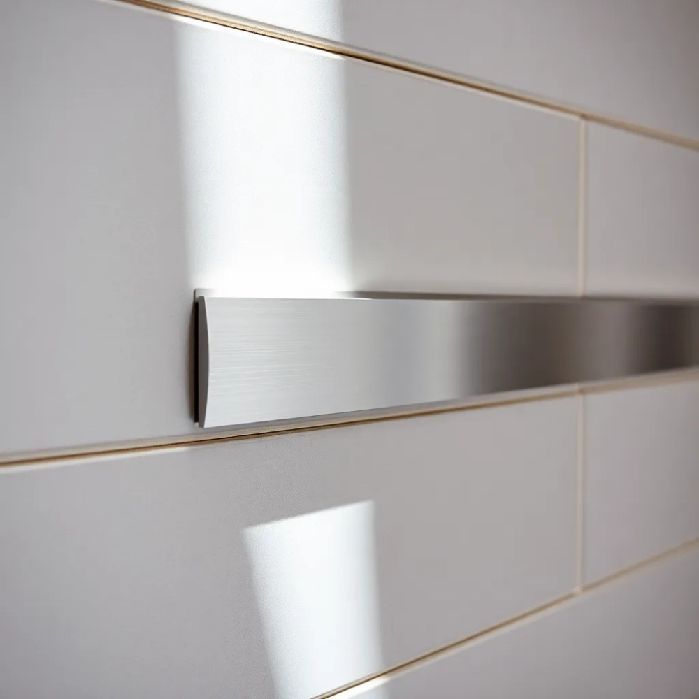 Metalowe listwy dekoracyjne do łazienki montaż