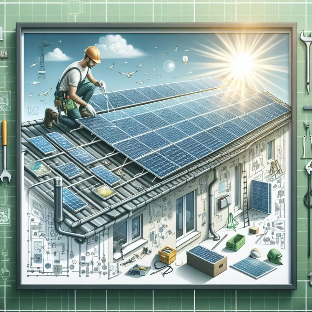 Montaż Paneli Fotowoltaicznych Schemat