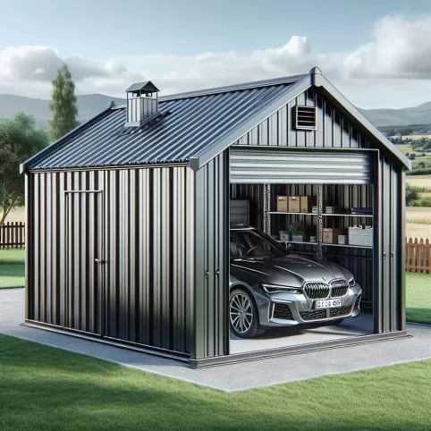 Garaż Blaszany 3X5 Z Montażem Śląsk