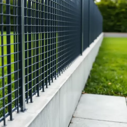 Koszt montażu ogrodzenia panelowego z podmurówką